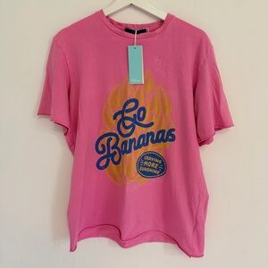 Go Bananas Pink Graphic Tee